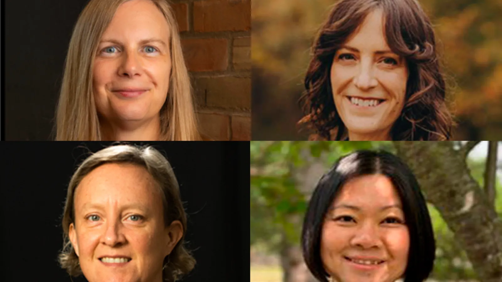 Four women smiling for the camera.